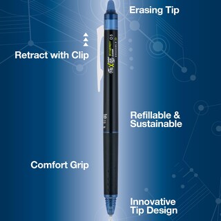 Foto 4 | Foto 4 | Bolígrafos De Tinta De Gel Pilot Frixion Synergy Clicker 0,5 Mm, Paquete De 12 - Venta Internacional.