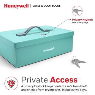 Foto 4 | Foto 4 | Caja Fuerte Honeywell 6124tl, Resistente Al Fuego, 0.17 Pies Cúbicos, Color Verde Azulado - Venta Internacional.