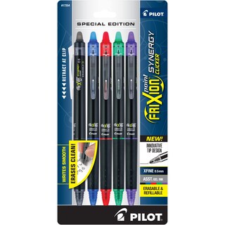 Foto 1 | Foto 1 | Bolígrafos De Tinta De Gel Pilot Frixion Point Synergy Clicker 0,5 Mm, Paquete De 5 - Venta Internacional.