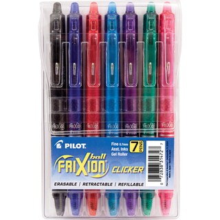 Foto 1 | Foto 1 | Bolígrafos De Gel Pilot Frixion Borrables De Punta Fina De 0 7 Mm  Paquete De 7 - Venta Internacional.