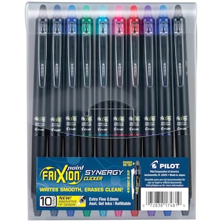 Foto 1 | Foto 1 | Bolígrafos De Tinta De Gel Pilot Frixion Synergy Clicker 0 5 Mm Paquete De 10 - Venta Internacional.