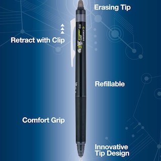 Foto 3 | Foto 3 | Bolígrafos De Tinta De Gel Pilot Frixion Synergy Clicker 0 5 Mm Paquete De 10 - Venta Internacional.
