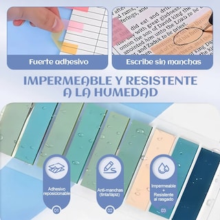Foto 2 | Foto 2 | Notas Adhesivas Transparentes De Índice 15 Sets 3000 Piezas