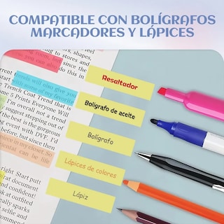 Foto 5 | Foto 5 | Notas Adhesivas Transparentes De Índice 15 Sets 3000 Piezas