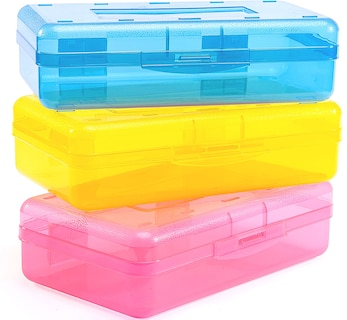 Foto 1 | Foto 1 | Venta Internacional - Estuche Para Lápices Sooez De Plástico De Gran Capacidad, Paquete De 3 Unidades, Para Niños