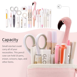 Foto 2 | Foto 2 | Estuche para Lápices Easthill con Dibujos Animados de Lindos Gatos de Lona Rosa - Venta Internacional
