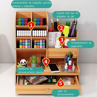 Foto 3 | Foto 3 | Organizador de Escritorio de Madera - Venta Internacional