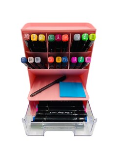 Foto 1 | Foto 1 | Organizador pra Escritorio Plástico Rosa
