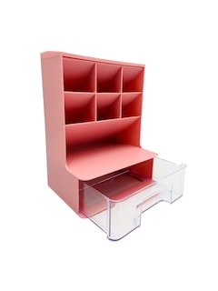 Foto 3 | Foto 3 | Organizador pra Escritorio Plástico Rosa