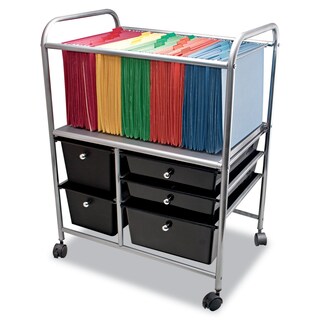 Foto 1 | Foto 1 | Organizador Móvil File Cart Advantus Con 5 Cajones, Cromado/negro - Venta Internacional.