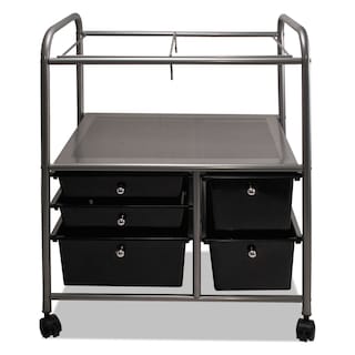 Foto 2 | Foto 2 | Organizador Móvil File Cart Advantus Con 5 Cajones, Cromado/negro - Venta Internacional.