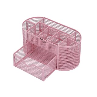 Foto 1 | Foto 1 | Organizador De Escritorio Belug Con 8 Compartimentos Y 1cajón Rosa