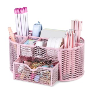Foto 2 | Foto 2 | Organizador De Escritorio Belug Con 8 Compartimentos Y 1cajón Rosa