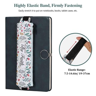 Foto 2 | Foto 2 | Soporte Para Bolígrafos Moko, Piel Sintética Elástica, Para Cuaderno, 4 Piezas - Venta Internacional.