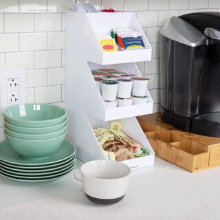 Foto 2 | Foto 2 | Estación De Utensilios Y Condimentos Para Café, Té Y Condimentos Mind Reader, Color Blanco - Venta Internacional.