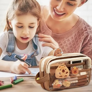 Foto 4 | Foto 4 | Estuche Aesthetic Lapicera Capibara Pencil Case Papeleria