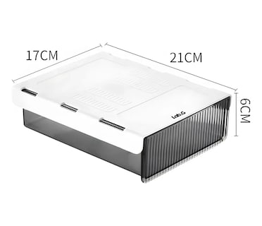 Foto 2 | Foto 2 | Cajas De Plastico Lab.g Almacenamiento Estilo Cajonera Debajo Negro Blanco