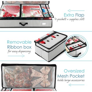 Foto 3 | Foto 3 | Recipiente De Papel Para Envolver Hearth & Harbor Christmas - Venta Internacional.