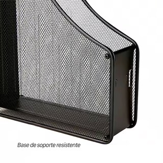 Foto 5 | Foto 5 | Revistero Kishnell Negro Malla Metálica