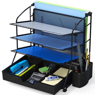 Foto 1 | Foto 1 | Bandeja Organizadora De Documentos De Escritorio Simplehouseware Con Cajón - Venta Internacional.