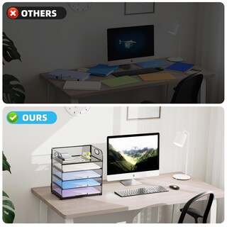 Foto 5 | Foto 5 | Organizador de Papel Marbrasse Negro 5 Niveles - Venta Internacional