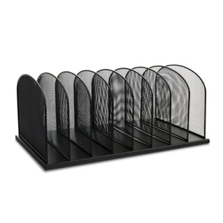 Foto 1 | Foto 1 | Organizador De Escritorio Safco Onyx Con 8 Compartimentos Verticales De Malla De Acero - Venta Internacional.