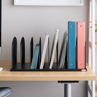 Foto 7 | Foto 7 | Organizador De Escritorio Safco Onyx Con 8 Compartimentos Verticales De Malla De Acero - Venta Internacional.