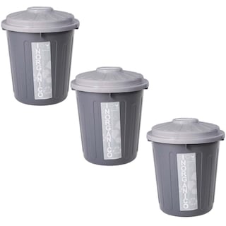 Foto 1 | Foto 1 | Bote Para Basura Para La Oficina Ventdepot Mxrcb-003 3 Piezasgris