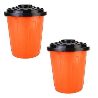 Foto 1 | Foto 1 | Bote Para Basura Amplio Ventdepot Mxrgy-002 2 Piezasnaranja
