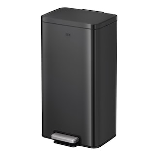 Foto 1 | Foto 1 | Bote De Basura Para Cocina Baño Oficina Acero Inoxidable Negro 30 L Con Tapa Y Pedal Eko Madison
