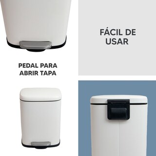 Foto 4 | Foto 4 | Cesto de Basura Jauz Improvement Blanco