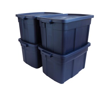 Foto 2 | Foto 2 | Bolsas De Almacenamiento Rubbermaid Roughneck Tote 94,63 L, Paquete De 4 - Venta Internacional.