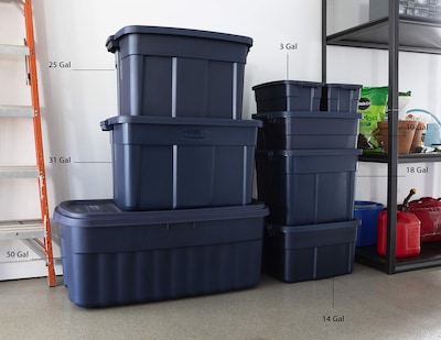 Foto 5 | Foto 5 | Bolsas De Almacenamiento Rubbermaid Roughneck Tote 94,63 L, Paquete De 4 - Venta Internacional.