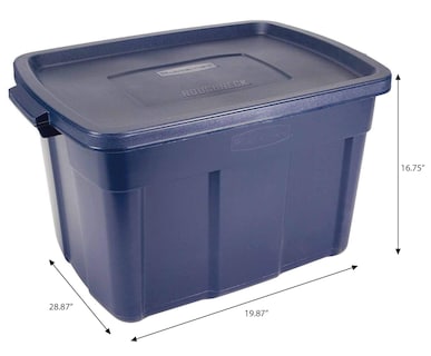 Foto 6 | Foto 6 | Bolsas De Almacenamiento Rubbermaid Roughneck Tote 94,63 L, Paquete De 4 - Venta Internacional.