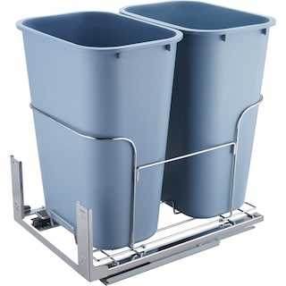 Foto 1 | Foto 1 | Cubo De Basura Extraíble Vevor 35lx2 Bajo Soporte Con Cierre Suave - Venta Internacional.