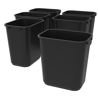 Foto 1 | Foto 1 | Bote De Basura Storex, 26.5 L, Gris, Paquete De 6, Negro, 7 Galones - Venta Internacional.