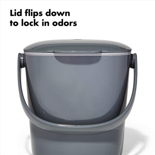 Foto 5 | Foto 5 | Cubo De Compostaje Oxo Good Grips Easy-clean, 2,8 L, Carbón - Venta Internacional.