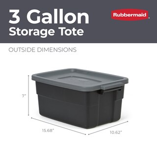 Foto 3 | Foto 3 | Bolso Rubbermaid Con Cuello Rugoso, 11.4 L, Paquete De 6 Unidades, Negro Y Gris - Venta Internacional.