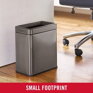 Foto 2 | Foto 2 | Basurero Rubbermaid De Acero Inoxidable, Carbón Vegetal, 10 Litros - Venta Internacional.