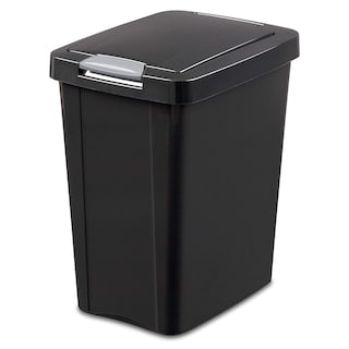 Foto 1 | Foto 1 | Basurero Sterilite 10439004, 28,4 L, Tapa Táctil De Plástico Negro - Venta Internacional.