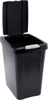 Foto 3 | Foto 3 | Basurero Sterilite 10439004, 28,4 L, Tapa Táctil De Plástico Negro - Venta Internacional.