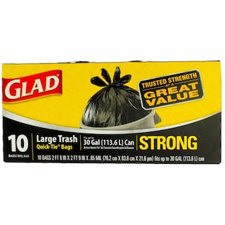 Foto 1 | Foto 1 | Bolsas De Basura Clorox Quick Tie De 30 Galones, 10 Unidades - Venta Internacional.