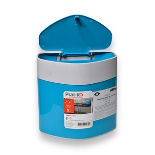Foto 1 | Foto 1 | Basurero Para Cocina Azul Prat-k 5lts