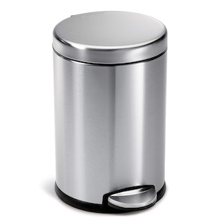 Foto 1 | Foto 1 | Bote De Basura Simplehuman De Acero Inoxidable Redondo De 4 5 L/1 2 Galones - Venta Internacional.