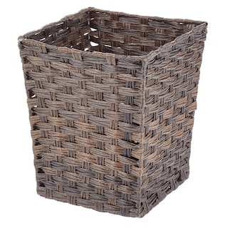 Foto 5 | Foto 5 | Cesta De Basura Tejida Con Diseño De Mdesign Cuadrada 4 5 L Color Marrón - Venta Internacional.