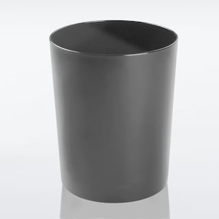 Foto 6 | Foto 6 | Bote De Basura Mdesign Redondo De Metal 6 4 L Reciclado Gris Grafito - Venta Internacional.