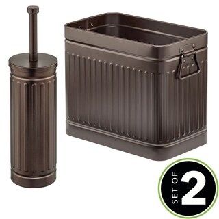 Foto 2 | Foto 2 | Juego De Escobillas Para Inodoro Mdesign Metal Compact Con Papelera - Venta Internacional.