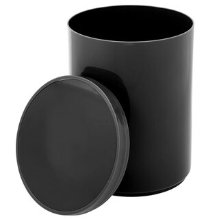 Foto 5 | Foto 5 | Bote De Basura Mdesign De Plástico De 6 5 Litros Con Tapa Abatible Extraíble Color Negro - Venta Internacional.