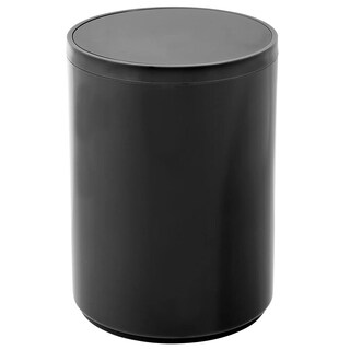 Foto 7 | Foto 7 | Bote De Basura Mdesign De Plástico De 6 5 Litros Con Tapa Abatible Extraíble Color Negro - Venta Internacional.
