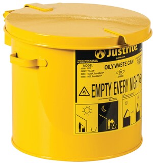 Foto 1 | Foto 1 | Encimera De Acero Galvanizado Justrite De 7.6l Oily Waste Can - Venta Internacional.